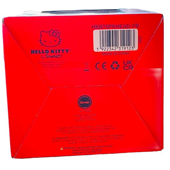 Hello Kitty Bluetooth Wireless Speaker -‎ Red New Inbox! - Picture 8 of 8